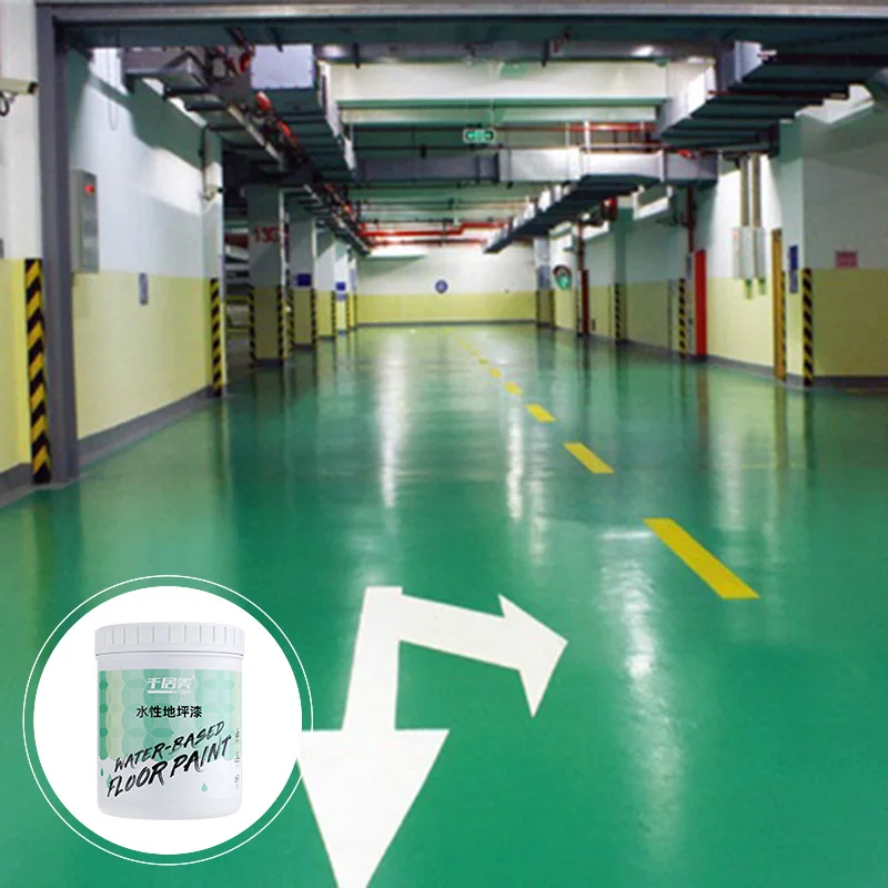 Wear-resistant indoor and outdoor water-based Eco friendly  Epoxy floor paint full  set, two component