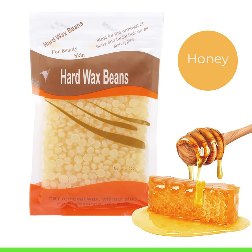 HJS High Quality deplicated Wax Hair Removal Wax Beans Set Hard Wax Beans For Hair Removal At Home