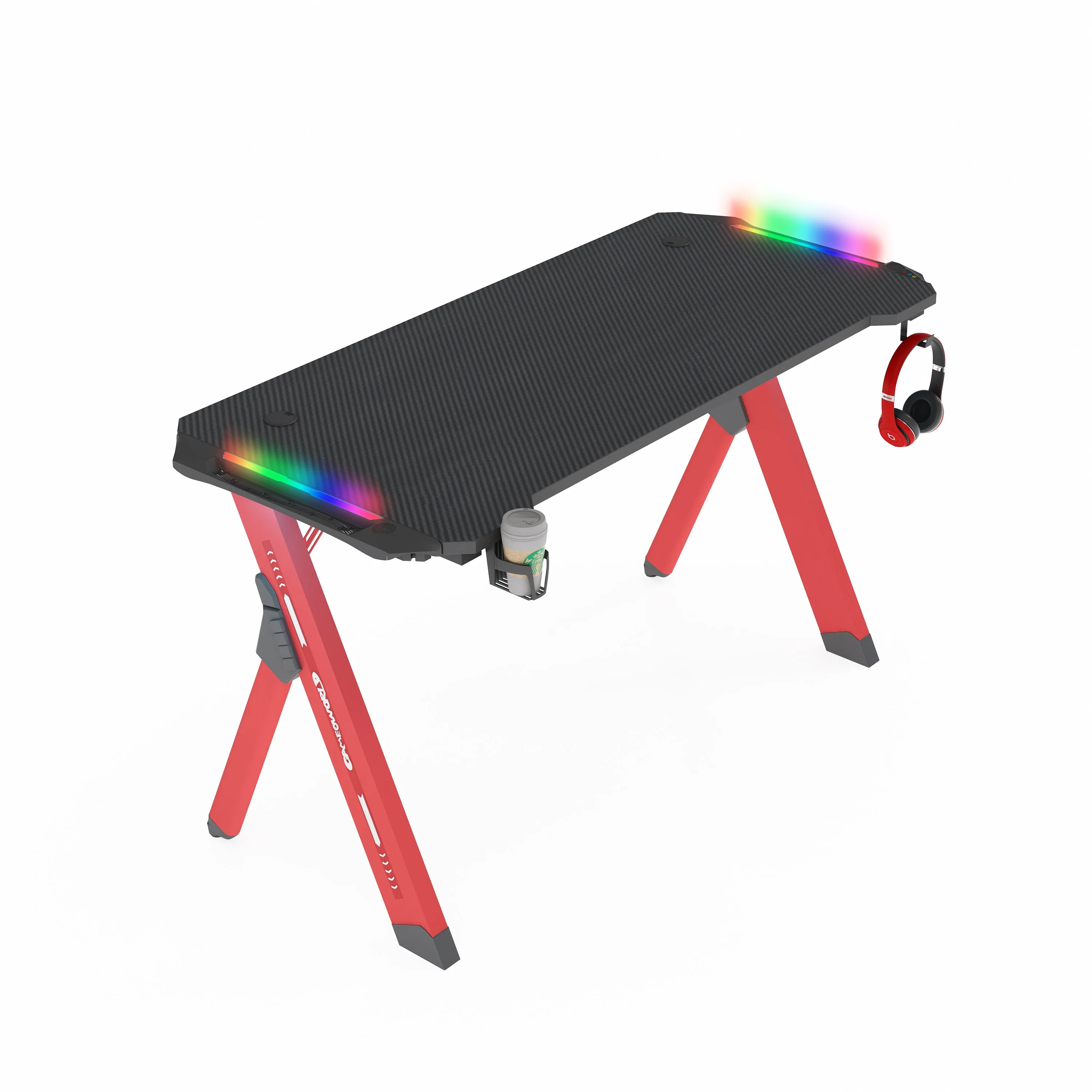 2022 new factory office furniture design low price fashion ergonomic big gaming table pc gaming table retro gaming youth tables