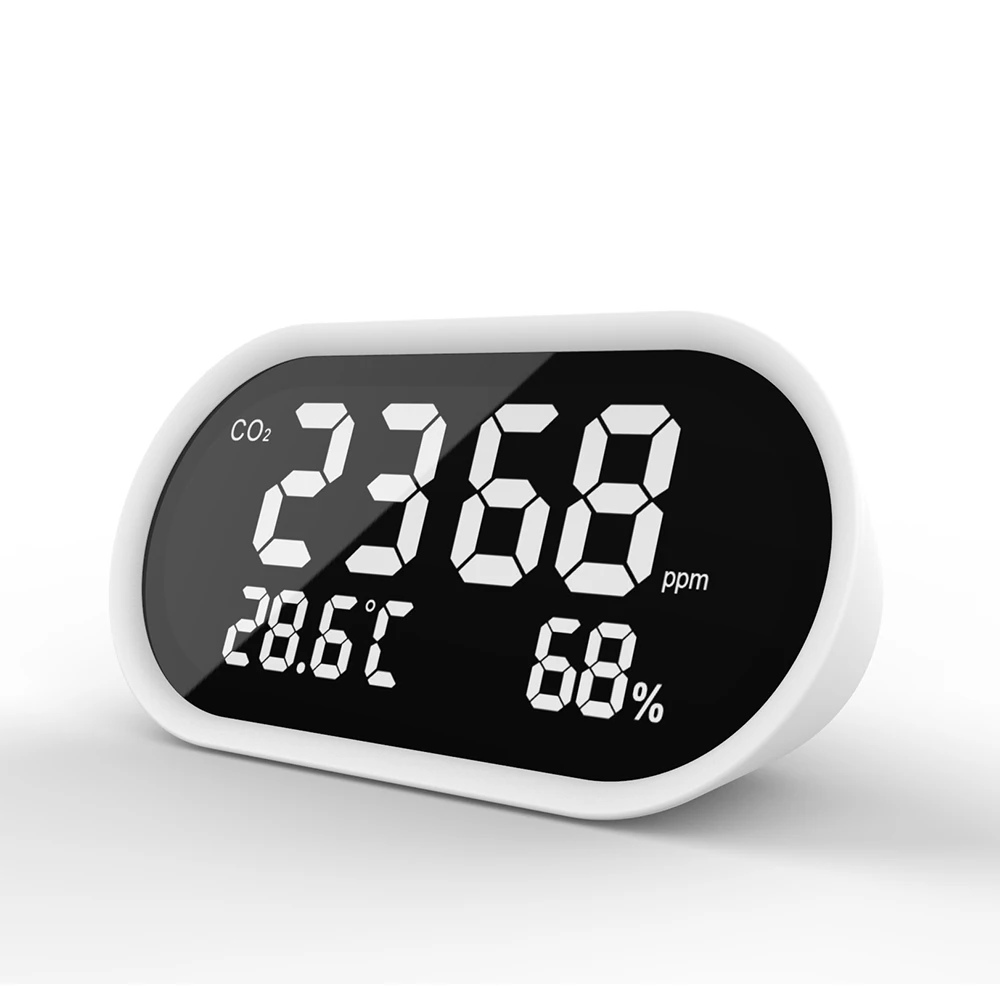 Indoor air quality monitor CO2 control greenhouse air quality monitoring system TYPE-c charging port CO2 detector