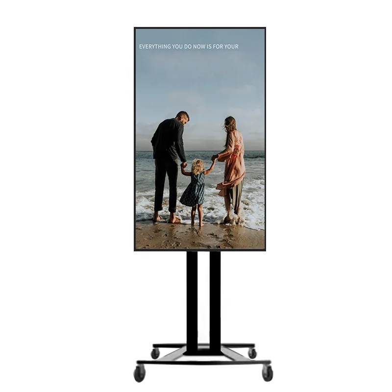 Wall Mounted Ads Screen Android Lcd Touch Screen Digital Signage Display Mounting Advertising Player Indoor OEM 32 43 55 Inch