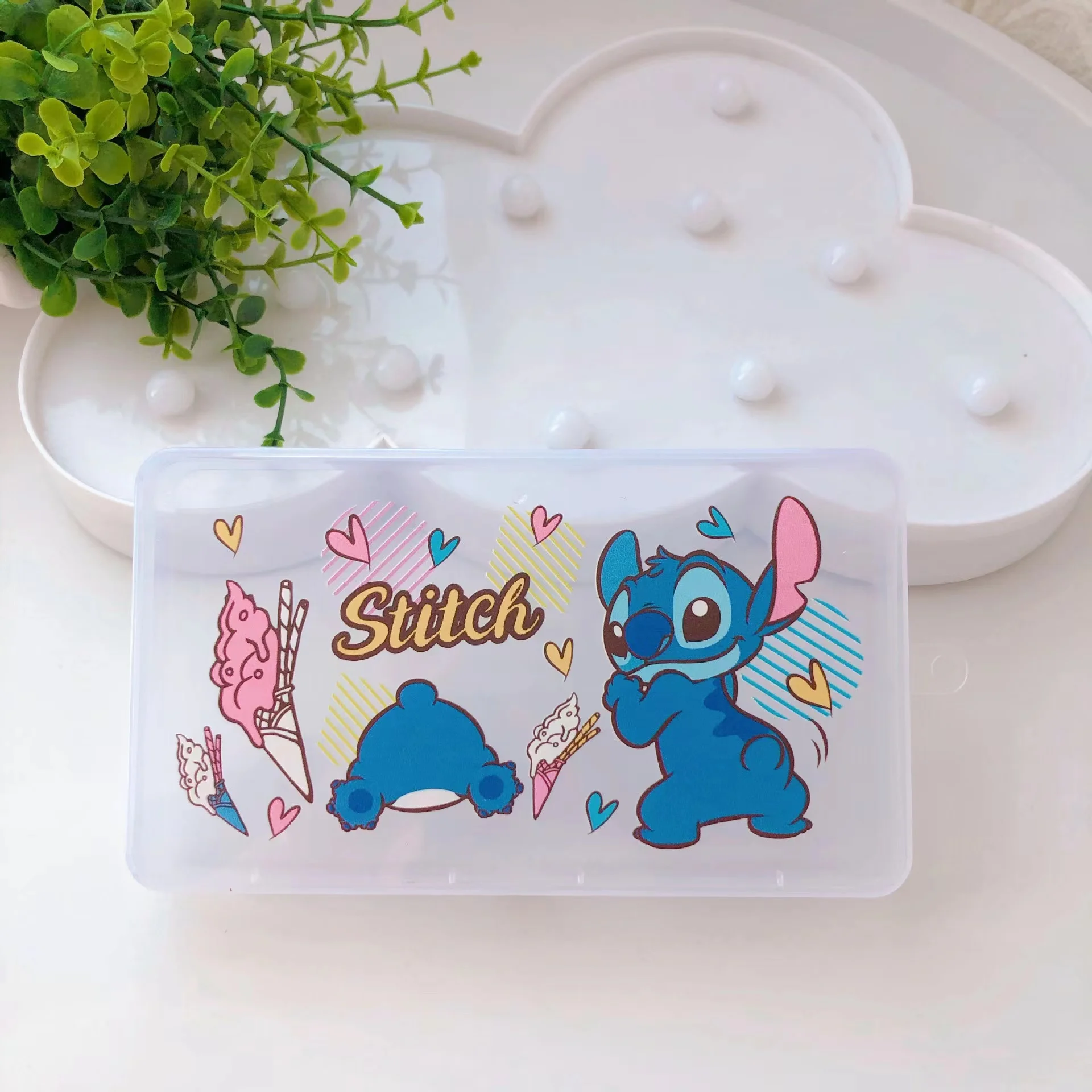 New cartoon storage box plastic cute small object storage box