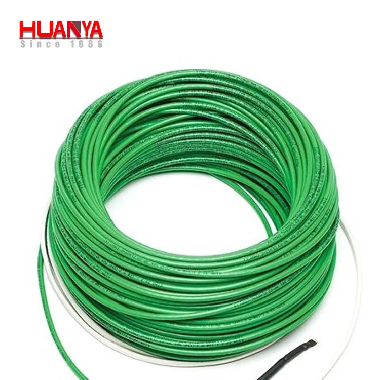 18w/m radiant waterproof electric underfloor heating cable twin conductor heating cable