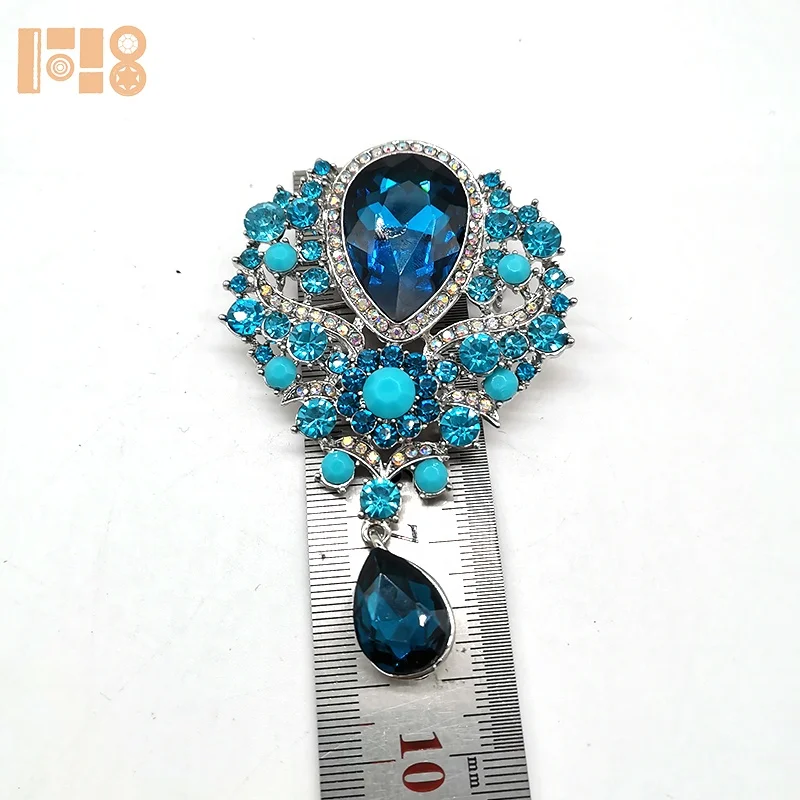 Fancy brooch pins cheap rhinestone brooch for wedding in bulk