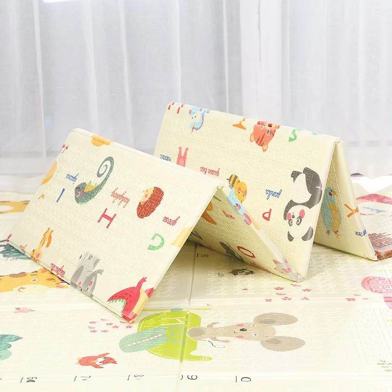 Мягкий складной напольный коврик для детей, из пены Eva и ТПУ с эффектом памяти