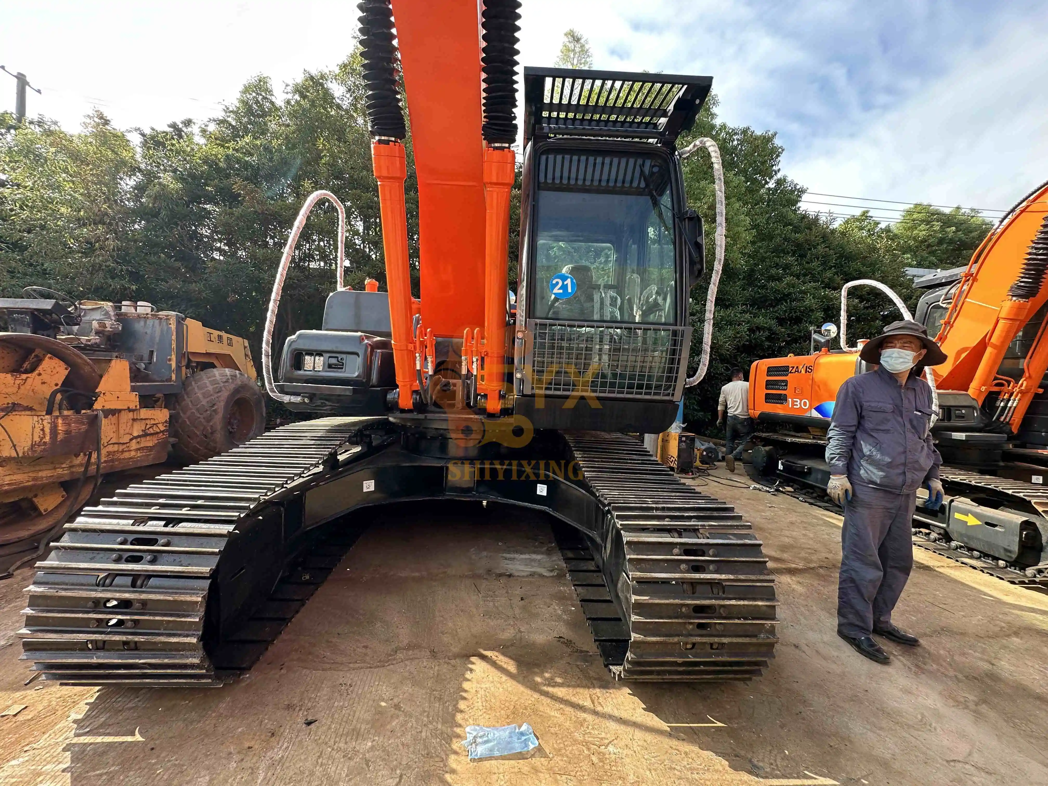 Экскаватор hitachi ZX200 20 тонн лидер продаж оригинальная японская машина экскаватор HITACHI zx200