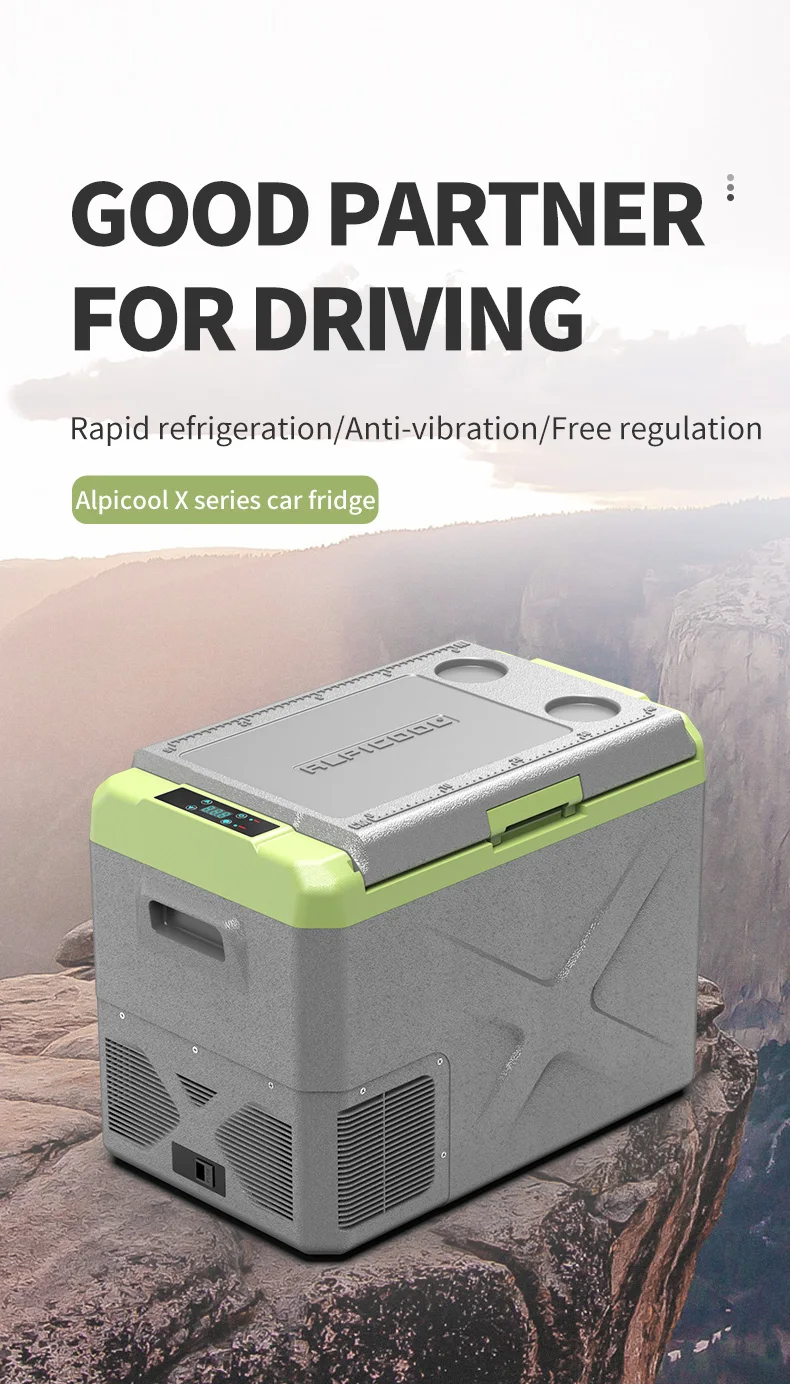 Best price 30L 12v 24v car refrigerator with digital display fridge deep freezer refrigerator for Hotel Car RV Outdoor Household