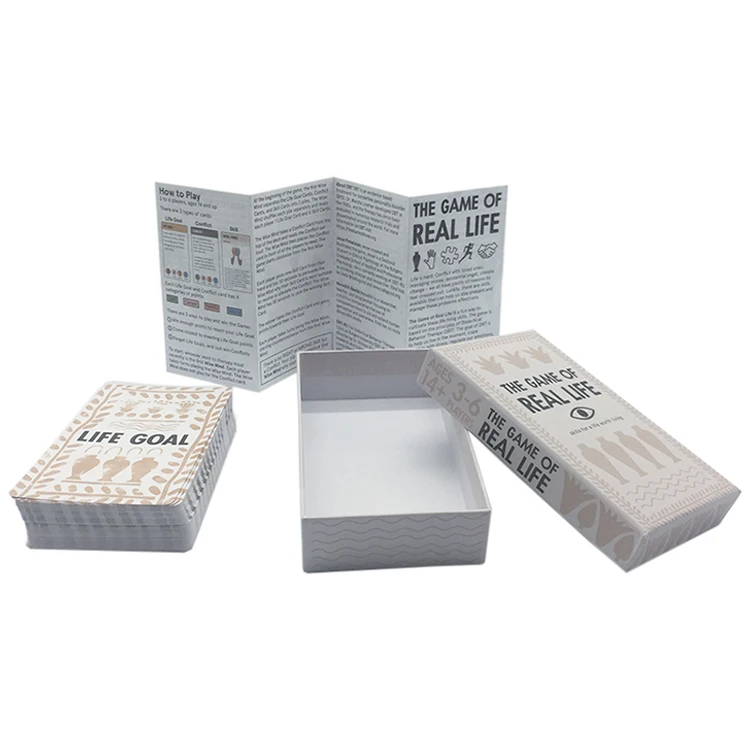 Custom Printing Service Blank Dare Or Drinking Playing Game Flash Card Deck