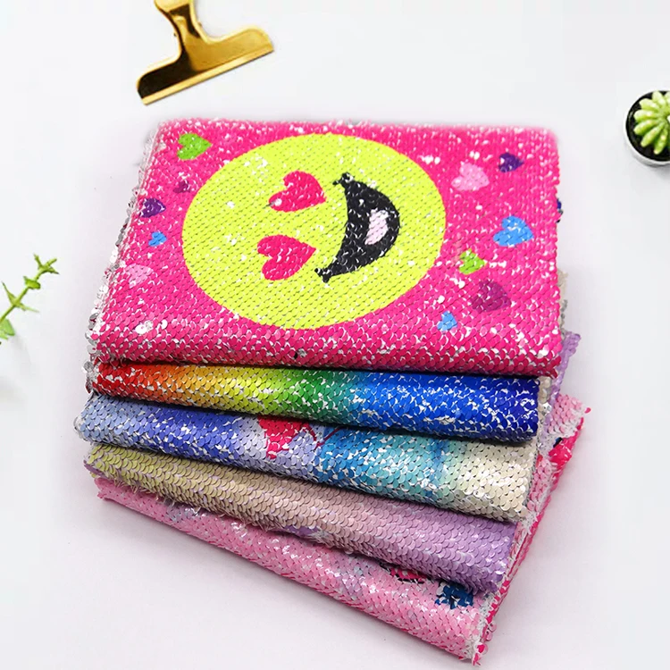 
Hot Sell Writing Student Diary Hardcover Notebook Journal Cartoon Sequin Notebook 