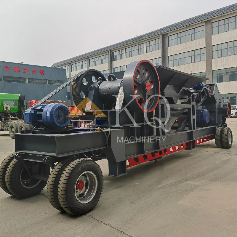 Professional Supplier Mobile Jaw Crusher Portable Stone Crusher Machine