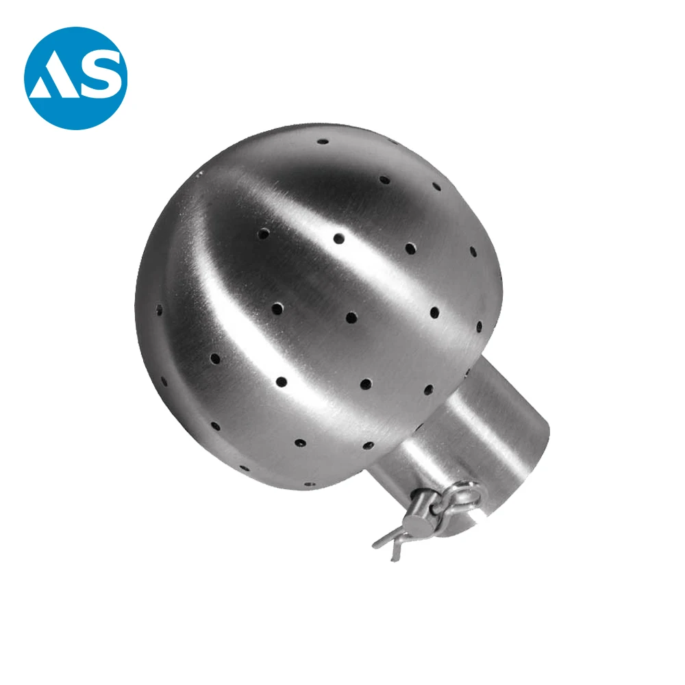 SS304 SS316L Sanitary Stainless Steel Tank Cleaning Ball Fixed Spray Ball