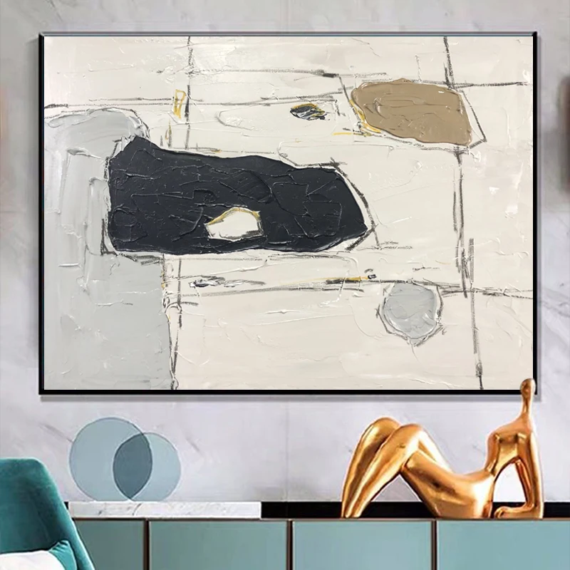 Living room Paintings And Wall Arts high quality handmade wall decoration abstract oil painting