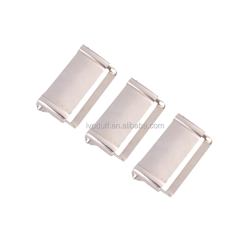 Металлический регулирующий зажим для подтяжек Ivoduff Manufacture, пряжка-слайдер для подтяжек