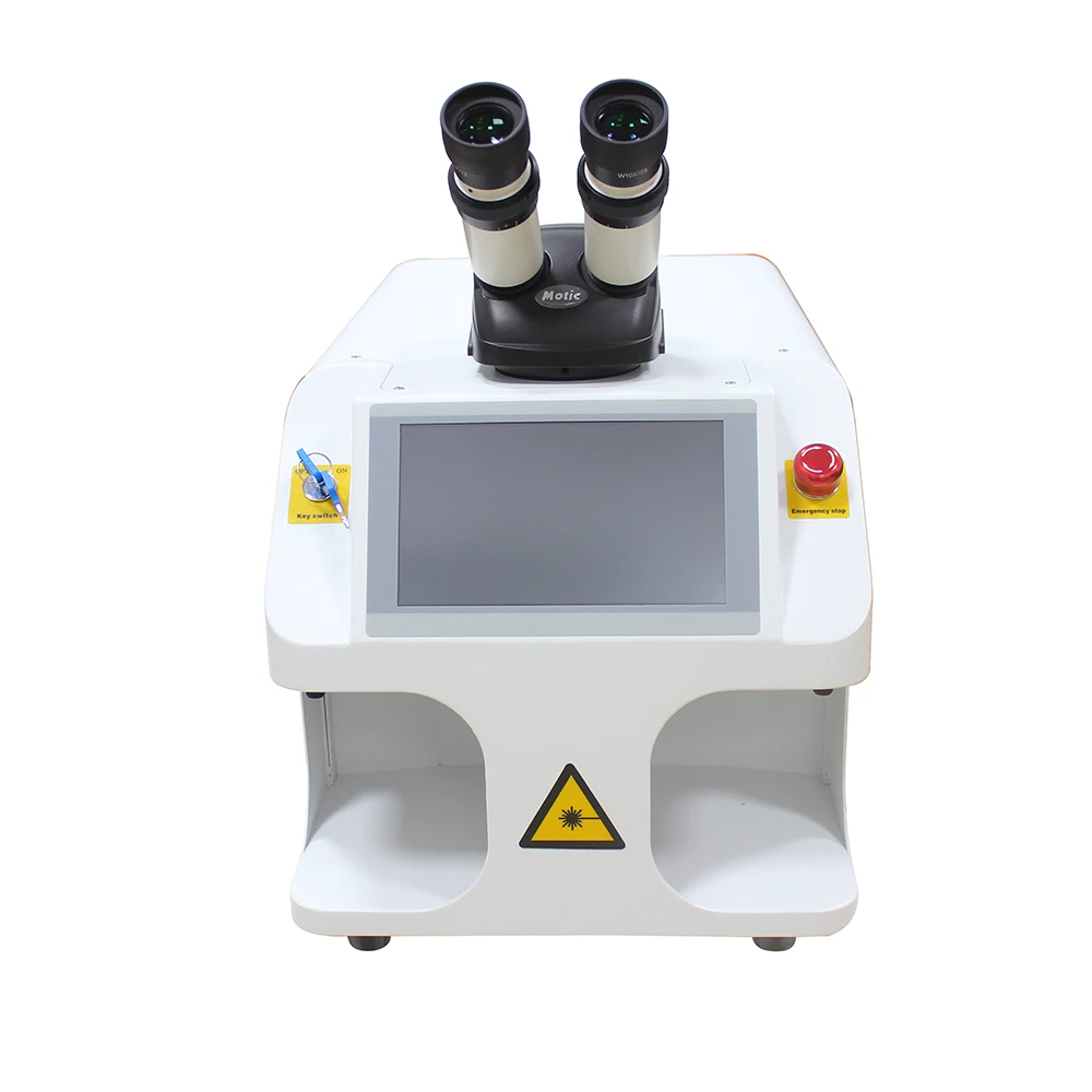 Hunst Jewelry Laser Welding Machine 80W Soldering Mini Portable Fiber Laser Welder Gold Silver Titanium Metal Rings Necklace