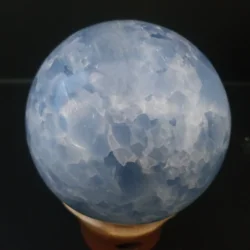 Wholesale crystal sphere ball Folk Crafts Healing Stones Natural Blue Calcite Crystal Quartz Ball Spheres for healing decor