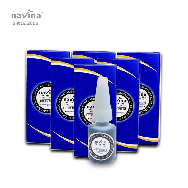 navina lash glue manufacturer fast drying 5 sec lasting 40 days more safety false eyelashes glue adhesive