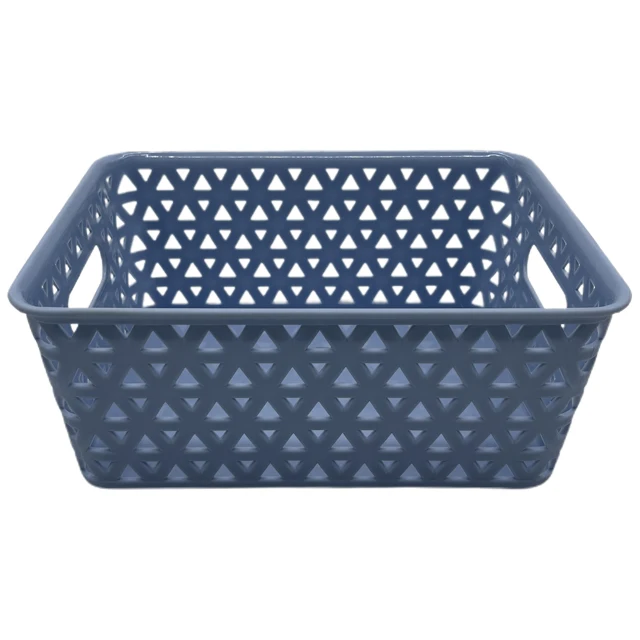 Buy Open desktop storage basket Sundry toy Box Cosmetics book stationery container Plastic household waste basket