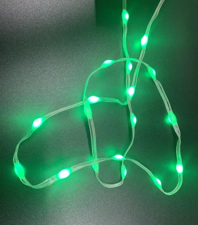 mini 3D soft sk6812 ws2812 tiny Christmas full color programmable rgb led string light