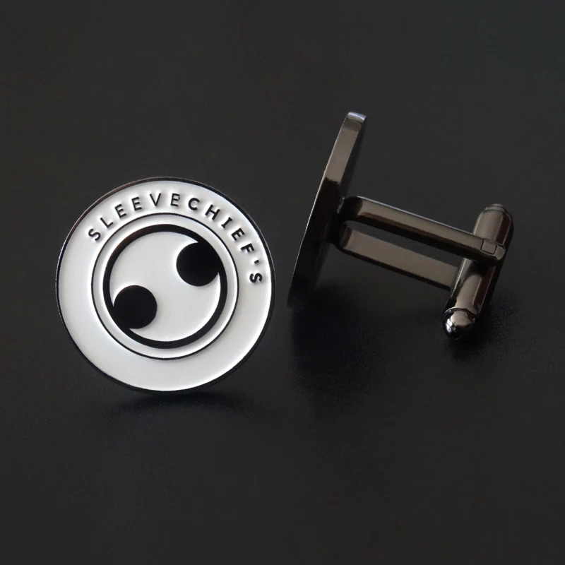 Manufacturer Custom Own Design Logo Soft Enamel Shirts Cufflinks Metal Men Cufflinks Souvenir