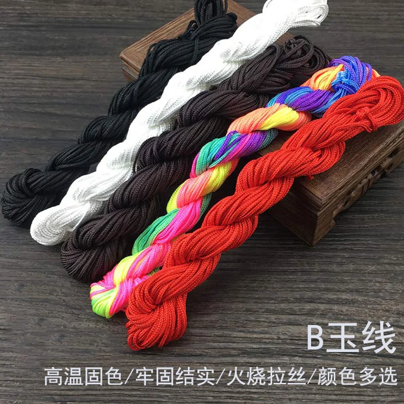 Wholesale Handmade Braided Cord 1.5mm Beaded Rope Bracelet Pendant Rope