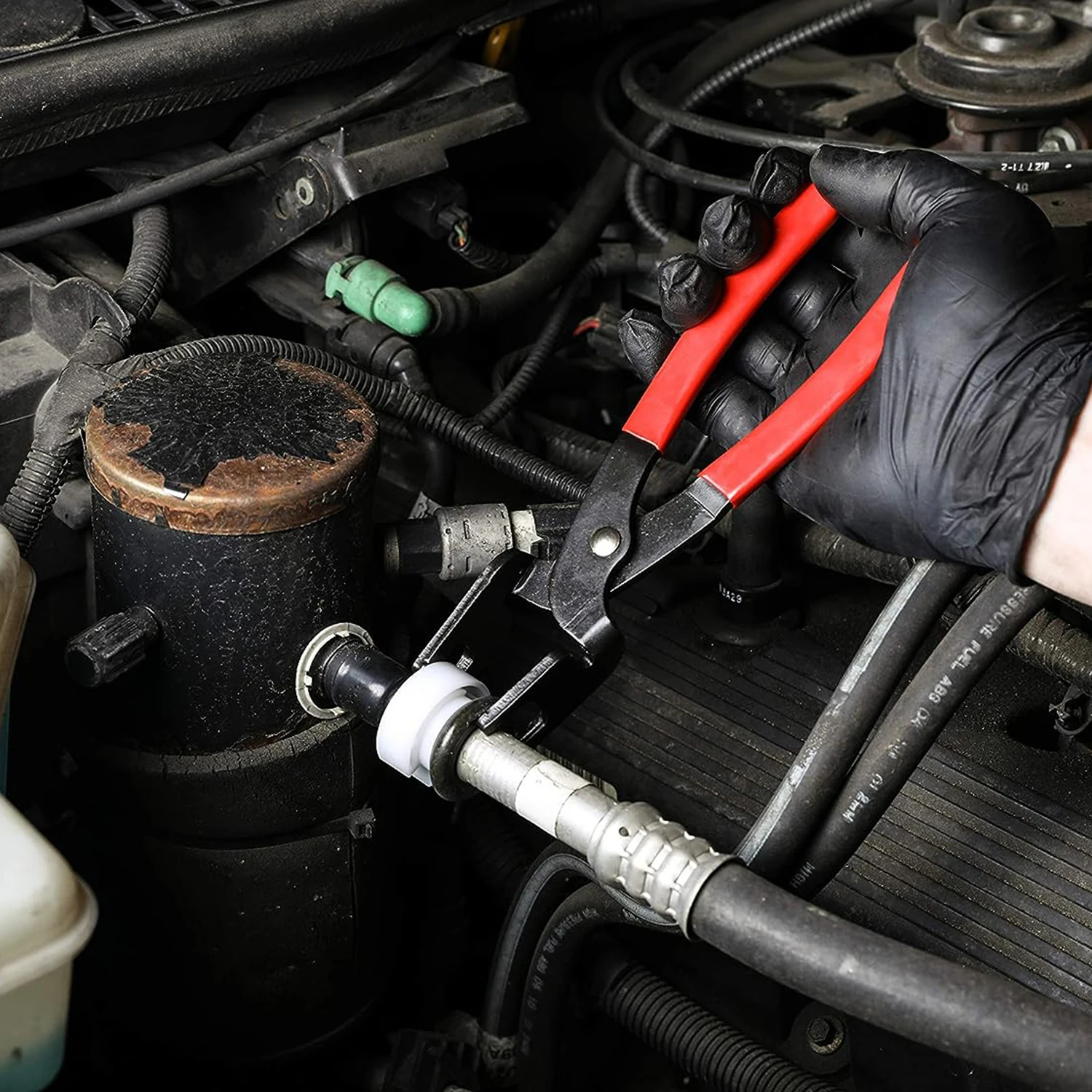 7 pcs A/C Fuel Line Quick Disconnect Tool Set Includes 7 Popular SAE Standard Sizes Quick Disconnect Tool