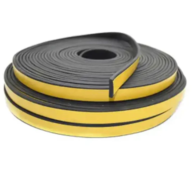 Best design Self  Epdm foam rubber sealing strip High Quality Oem Epdm Solid Rubber Strips Sponge Foam Extrusion Seal Strip