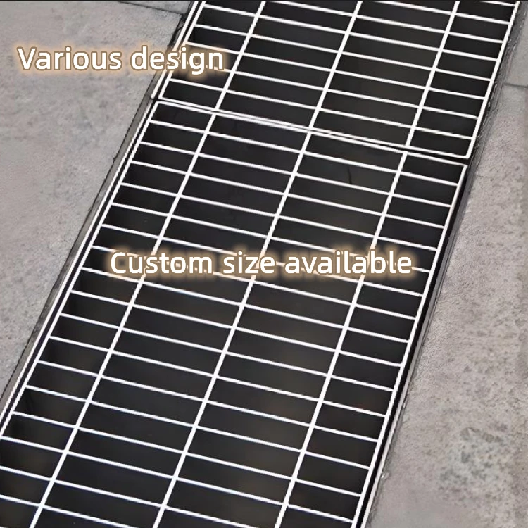 Заводская оптовая продажа по индивидуальному заказу оцинкованная стальная решетчатая дренажная Крышка для надежных и защитных решений