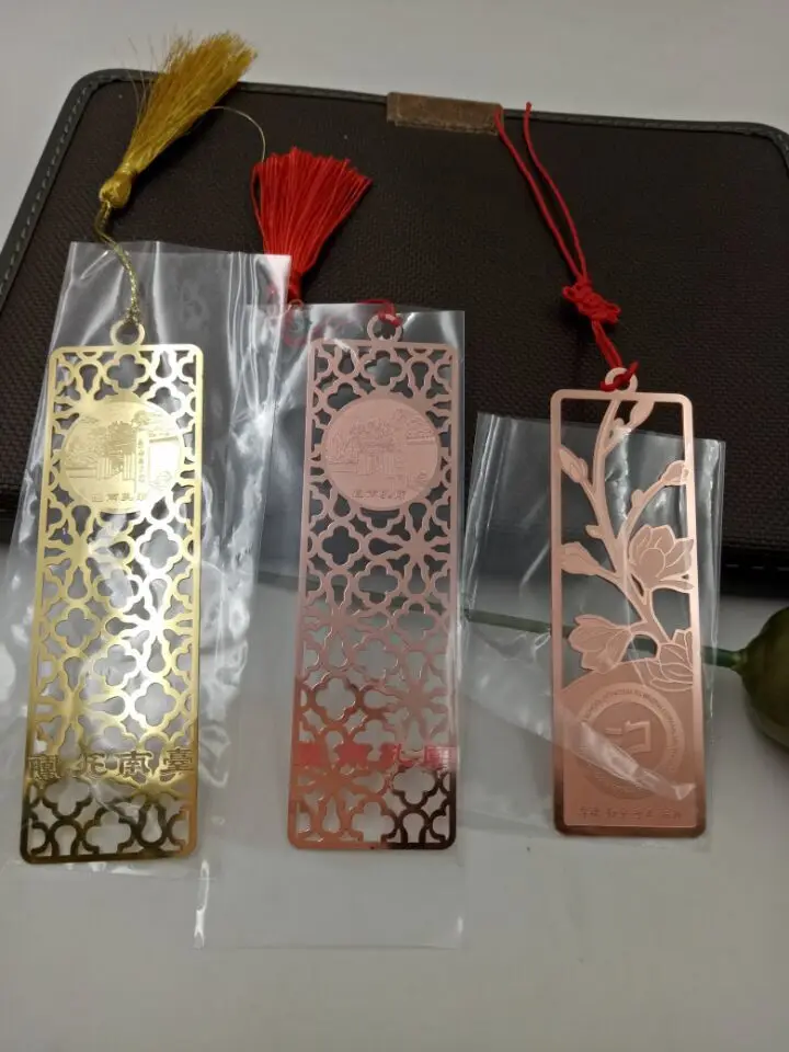 Wholesasale Rose Gold Metal Bookmarks For Books