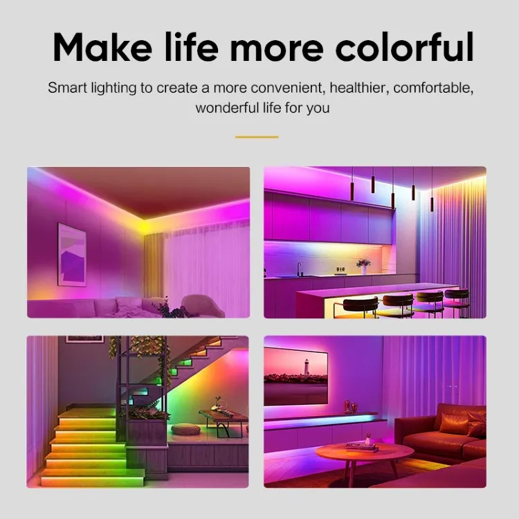 CL Lighting 12V IR Control Indoor Decoration 5m 10m SMD 5050 Smart Rgb Led Strip Lights for Home