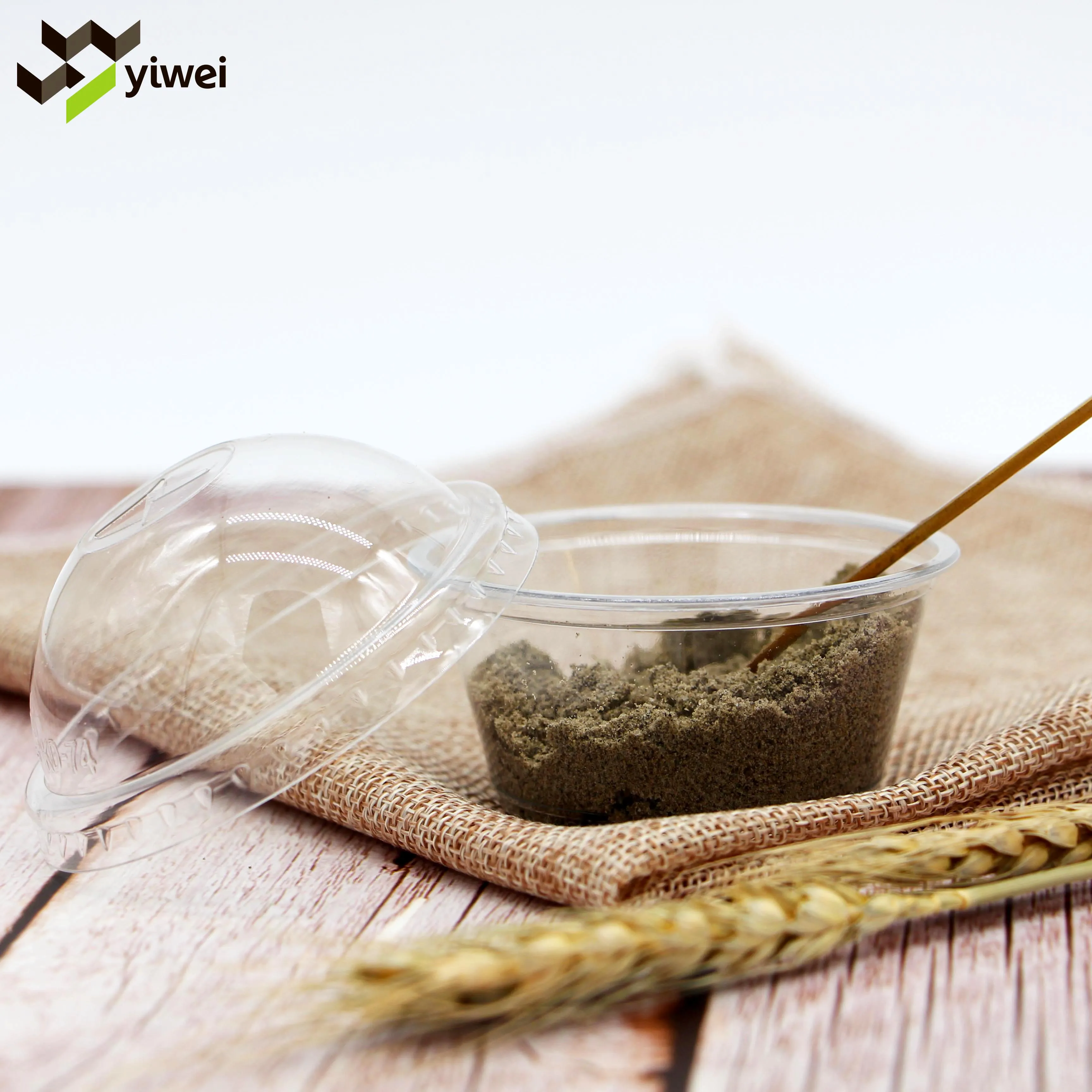 Wholesale 2 3 4 5.5 oz plastic condiment  portion sauce tasting souffle dessert reusable  clear plastic pet cups with lids