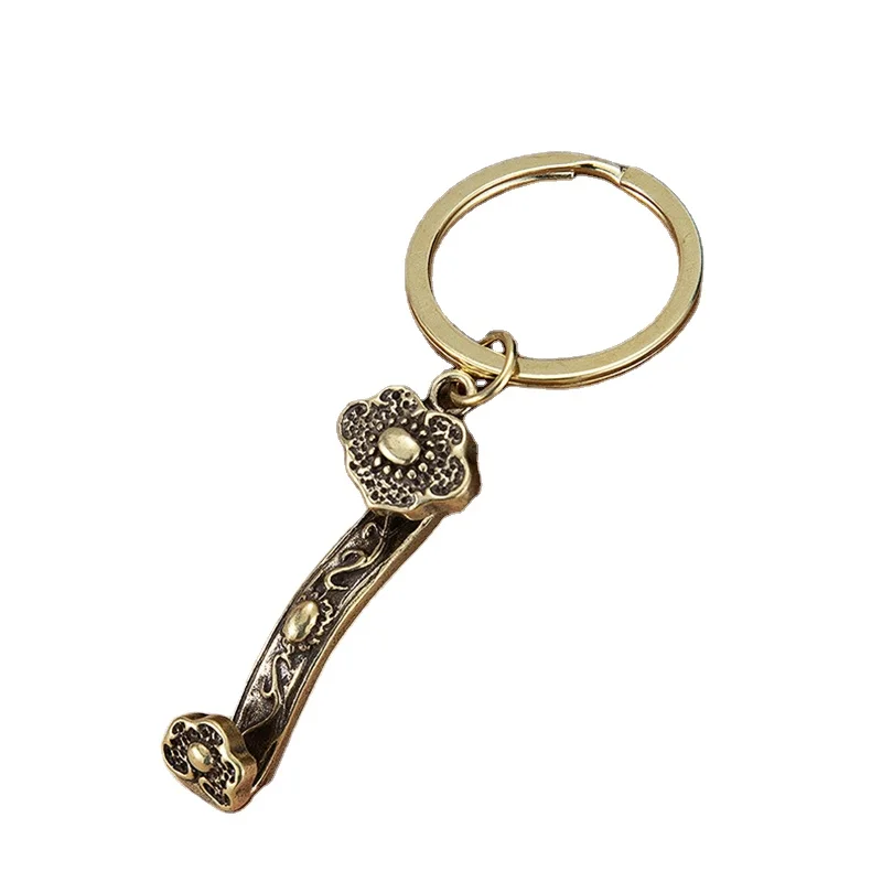 chinese  dragon lucky charm  designs metal keychain key ring for good luck