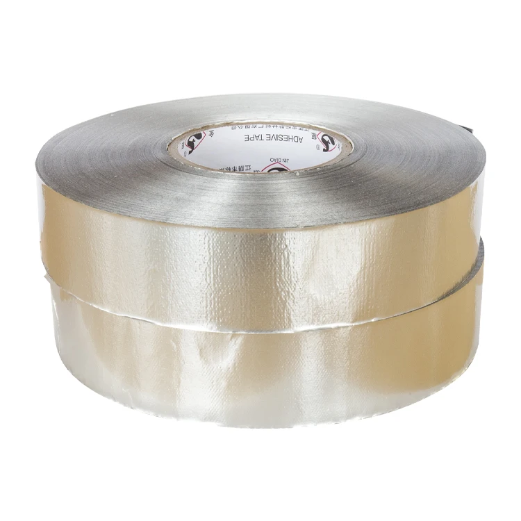 aluminum foil fiber glass tape silicone adhesive without liner