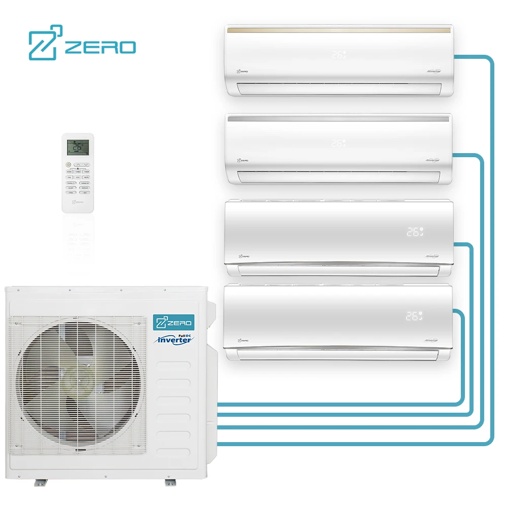 ZERO Z-MAX 2 тонны Сплит AC зоны системы кондиционирования воздуха тепловой насос с передачей тепла от инвертор