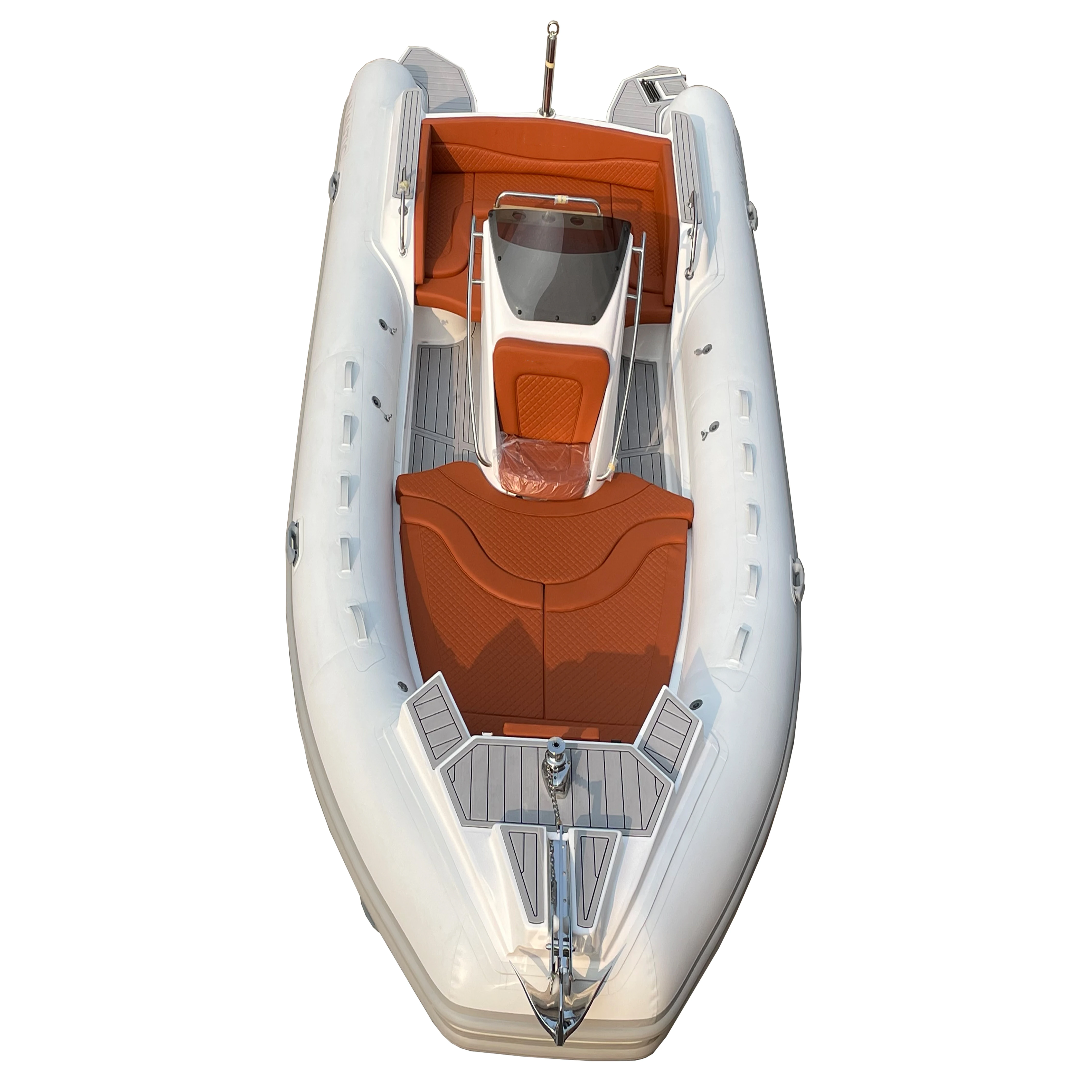 Luxury Patrol 22ft RIB 680 Fiberglass Inflatable RIB Boat ORCA Hypalon Boat