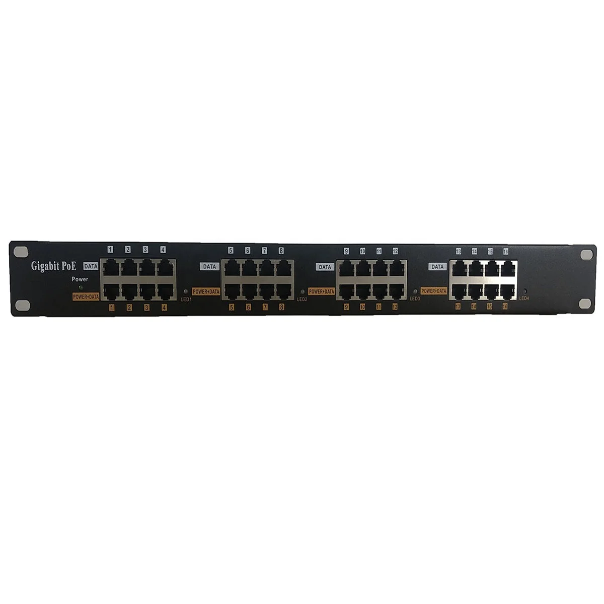 Gigabit 32 Port PoE Injector with Mode A/Mode B Operation - for Use with 60w Approved Power Supplies
