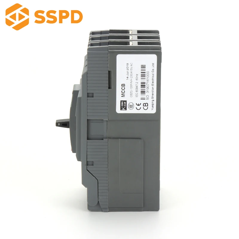  Домашняя солнечная система 3 полюса 100Amp Easypact Schnedier Merlin Gerin низкий диапазон разрыва MCCB автоматический выключатель в литом