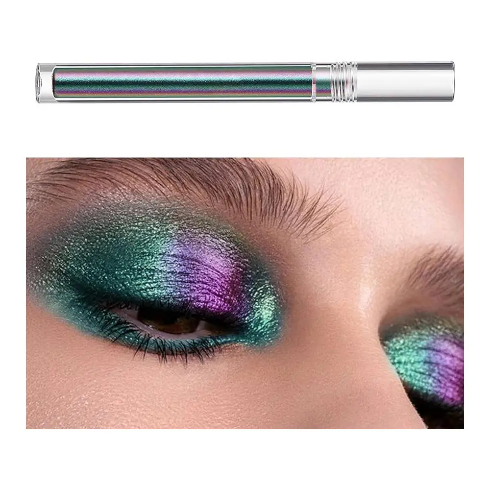 MLM Custom Makeup Vegan Cruelty-free Chameleon Optical High Pigment Multichrome Private Label Shimmer Liquid Eyeshadow