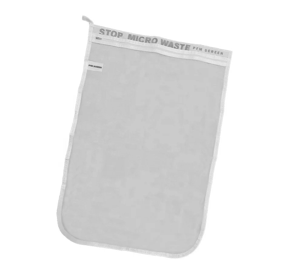 Stop Microplastic Waste Nylon Filter Mesh Laundry Wash Bag For Against Microplastic Pollution