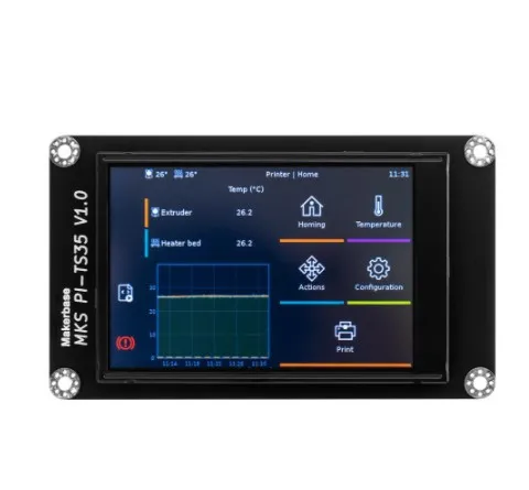 Makerbase MKS плата для скакала с четырехъядерным процессором 64 бит SOC STM32F407VET6 Бортовая управляемая Klipper EMMC Voron VS Raspberry Pi