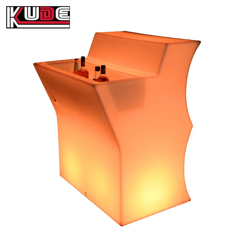 Led DJ барная стойка мобильный коктейльный бар/перезаряжаемая светодиодная пляжная вечеринка Клубная уличная