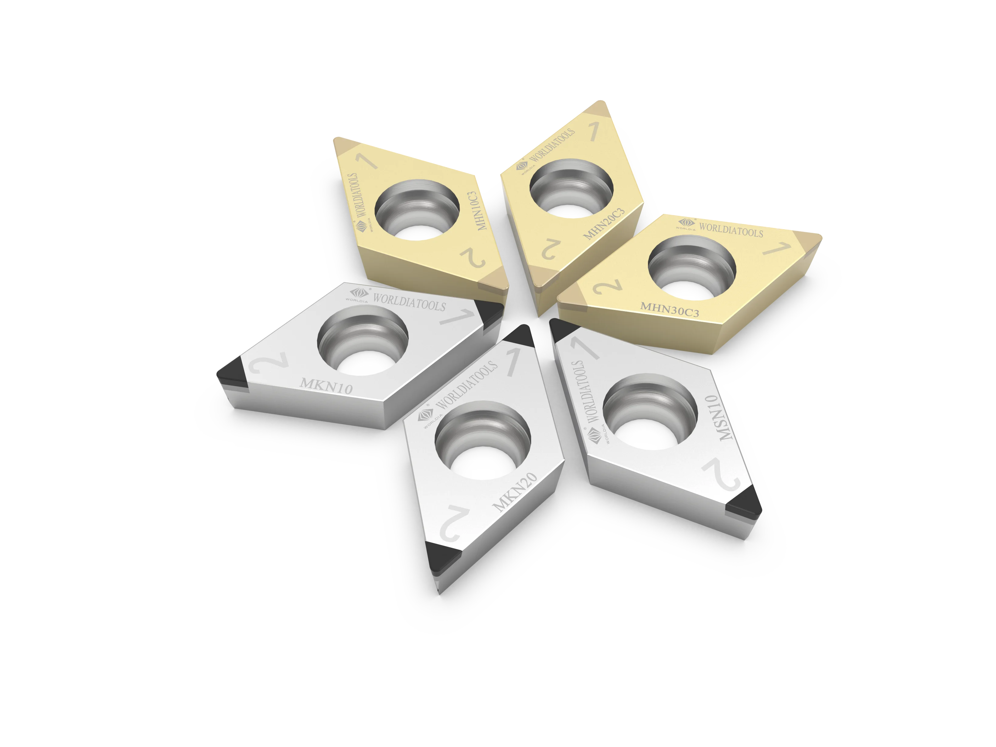 TPGW Coating Cnc CBN PCBN Tungsten Carbide Turning Inserts Cutting  Turning Tool 3 Tips for Hardened Steel TPGW110304