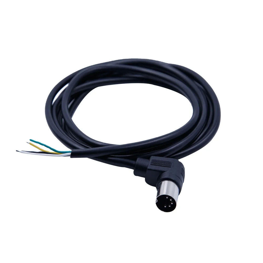 Right Angle Molded 5P Big Din Power Plug 45329 Cable