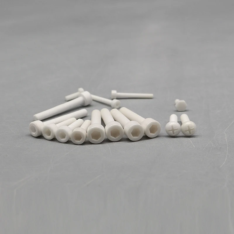 M8 Hexagon Ceramic Screw, Anti-Oxidation Screw, High Temperature Bolt