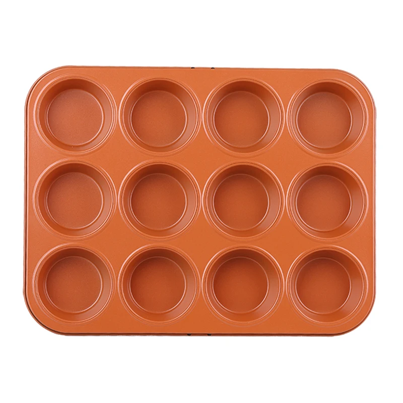 Amazon  Hot Sale Non-stick Muffin Cupcake Pan Baking Cake Molds Tins Tray Bakeware Set