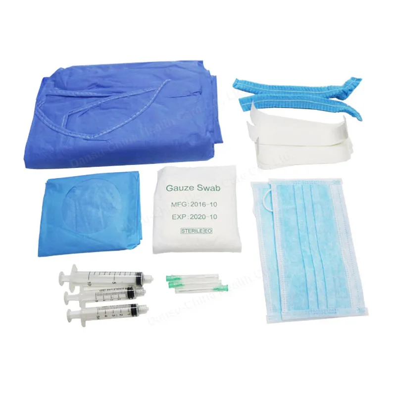 High Quality Hemodialysis Catheter Set Complete Kidney Dialysis Pre & After Treatment Set