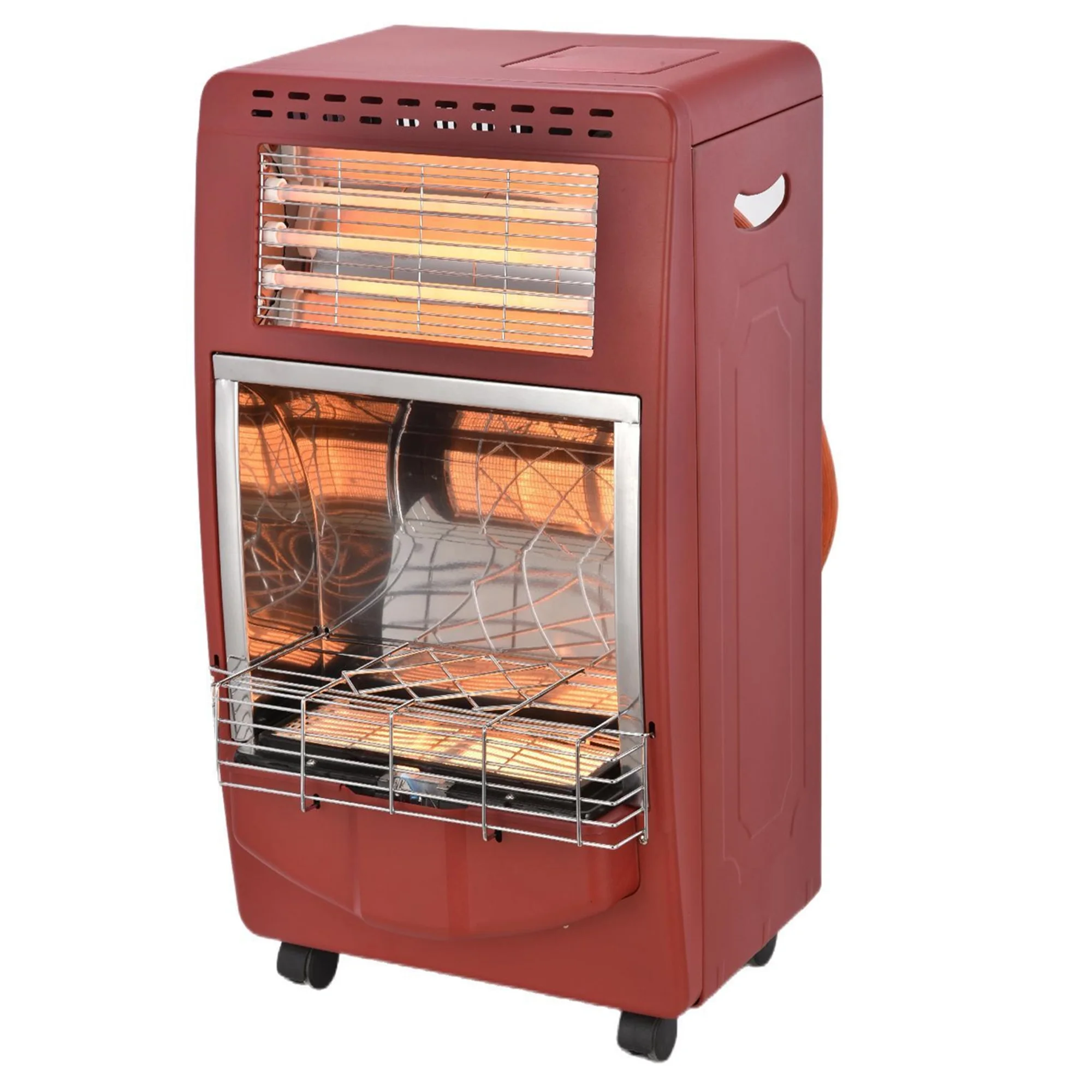 Mobile gas heater with BBQ cooking grill function  & Electric quartz heater