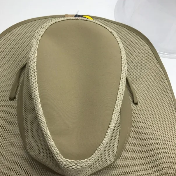 fashion mesh leisure fishing summer bucket hat with string