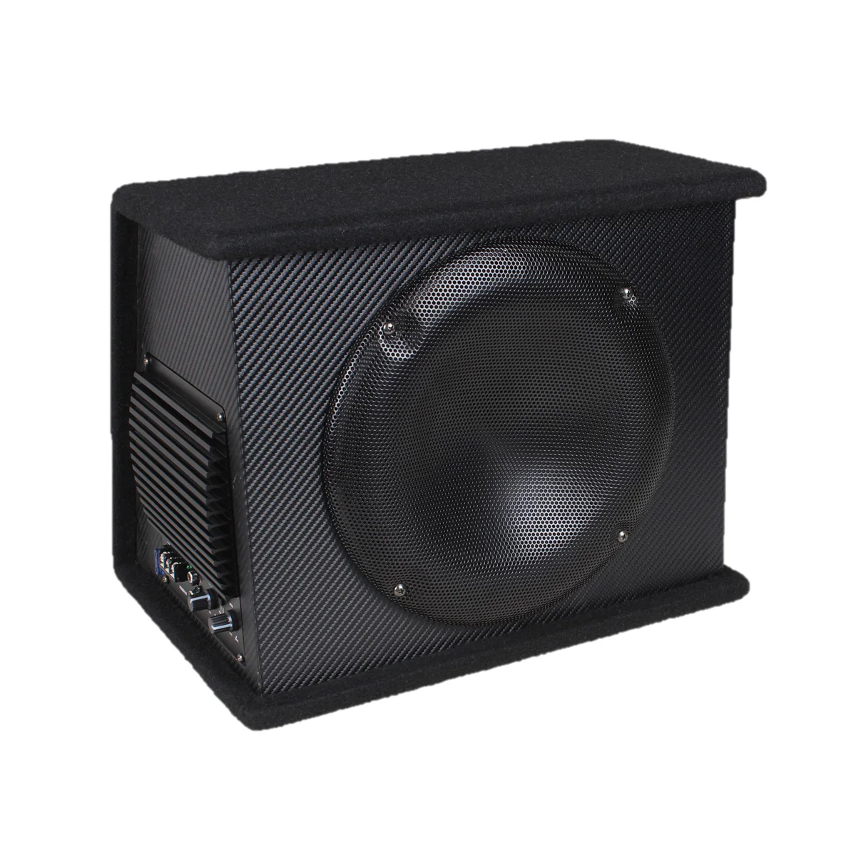 10Inch  Ported 12V Car Active Audio Subwoofer Enclosure Bass Box Amplified Speaker Car Audio Subwoofer Box