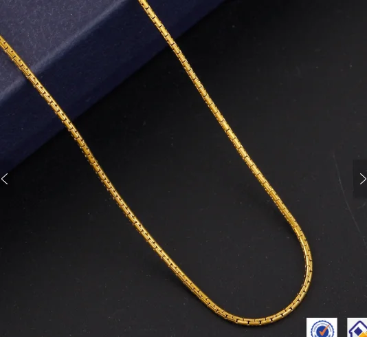 ATHENAA wholesale jewelry 18k gold filled two-tone snake chains