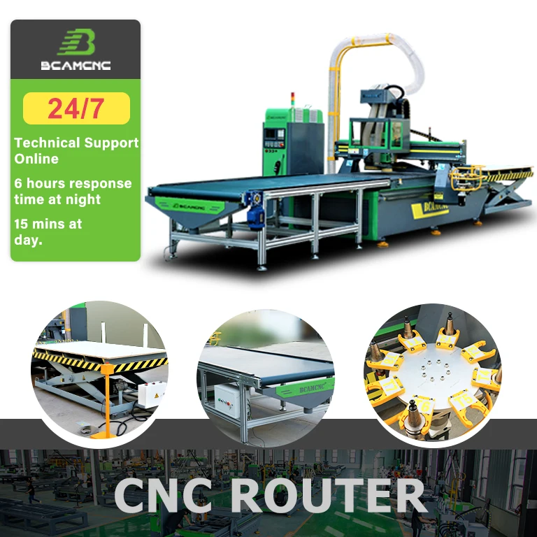 1325 drilling bank cnc router machine automatic loader and unloader for woodworking cabinet